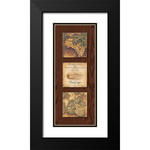 Wine Country Panel I Black Modern Wood Framed Art Print with Double Matting by Gorham, Gregory
