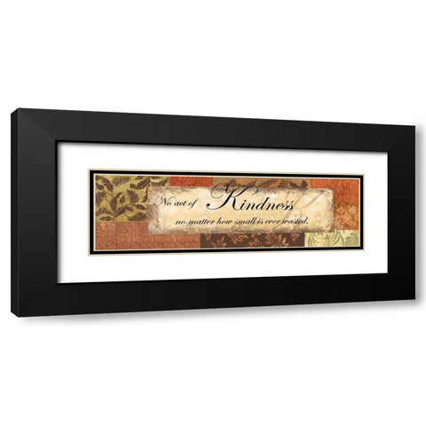 Kindness - special Black Modern Wood Framed Art Print with Double Matting by Gorham, Gregory