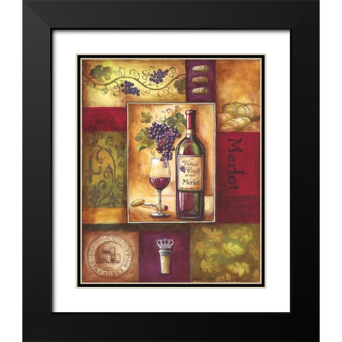 Valley Wine II Black Modern Wood Framed Art Print with Double Matting by Gorham, Gregory
