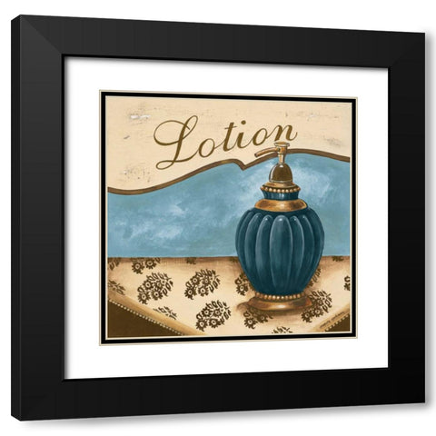 Bath Accessories IV Black Modern Wood Framed Art Print with Double Matting by Gorham, Gregory