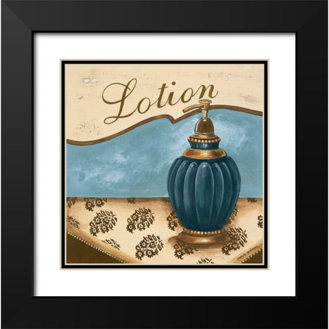 Bath Accessories IV Black Modern Wood Framed Art Print with Double Matting by Gorham, Gregory