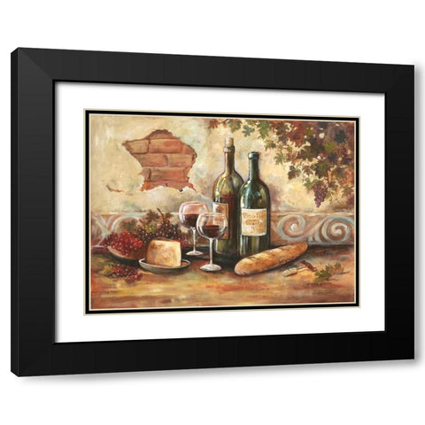 Bountiful Wine II Black Modern Wood Framed Art Print with Double Matting by Gorham, Gregory