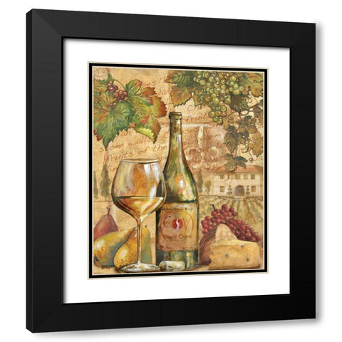 Wine Collage II Black Modern Wood Framed Art Print with Double Matting by Gorham, Gregory