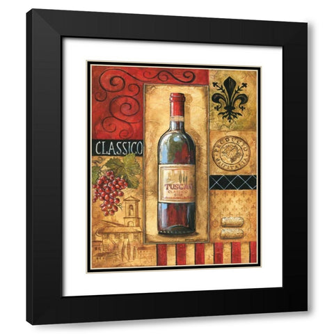 Tuscan Classico Black Modern Wood Framed Art Print with Double Matting by Gorham, Gregory