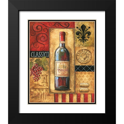 Tuscan Classico Black Modern Wood Framed Art Print with Double Matting by Gorham, Gregory
