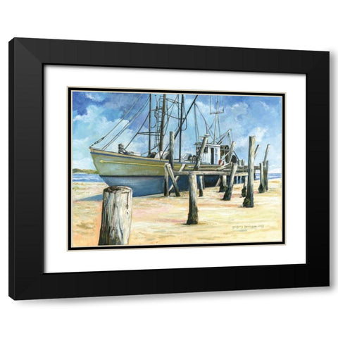 Richard Arnold Black Modern Wood Framed Art Print with Double Matting by Gorham, Gregory