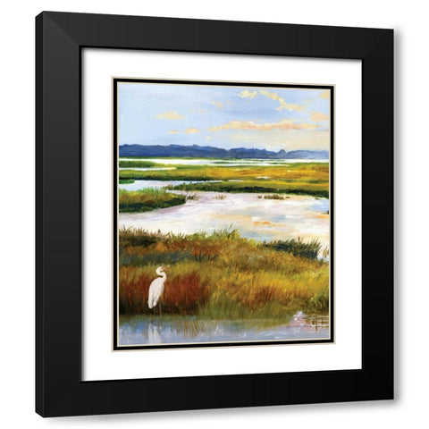 Salt Marsh Sanctuary I Black Modern Wood Framed Art Print with Double Matting by Gorham, Gregory