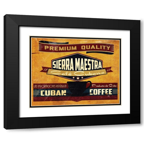Sierra Maestra Black Modern Wood Framed Art Print with Double Matting by Giacopelli, Jason