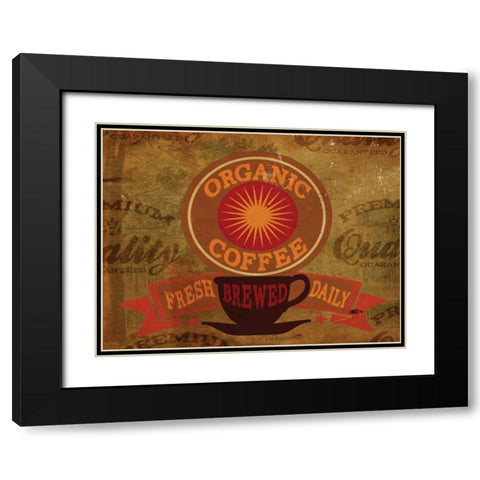 Organic Coffee Black Modern Wood Framed Art Print with Double Matting by Giacopelli, Jason