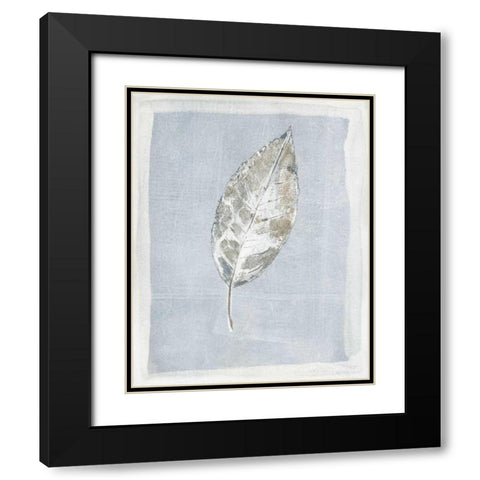 Winter Leaf I Black Modern Wood Framed Art Print with Double Matting by Hargittai, Paul