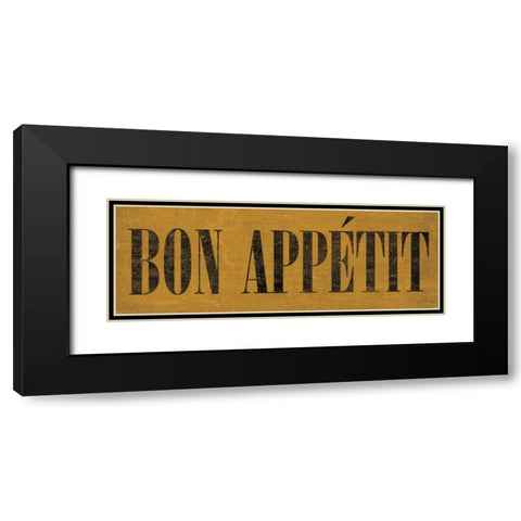 Bon Appetit IV Black Modern Wood Framed Art Print with Double Matting by Harbick, N
