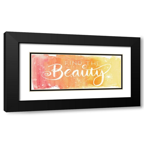 Find Beauty Black Modern Wood Framed Art Print with Double Matting by Harbick, N.