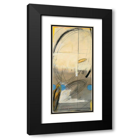 Cosmic II Black Modern Wood Framed Art Print with Double Matting by Bach, Marci