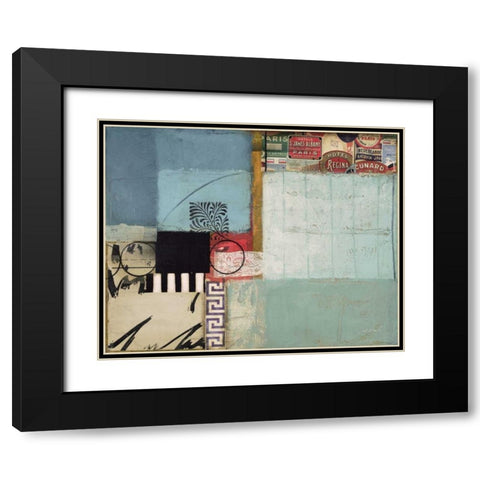 Entropy I Black Modern Wood Framed Art Print with Double Matting by Braelin, Frank