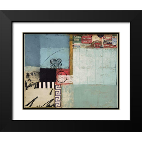 Entropy I Black Modern Wood Framed Art Print with Double Matting by Braelin, Frank