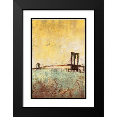 Urban Connection I Black Modern Wood Framed Art Print with Double Matting by Costa, Antonio