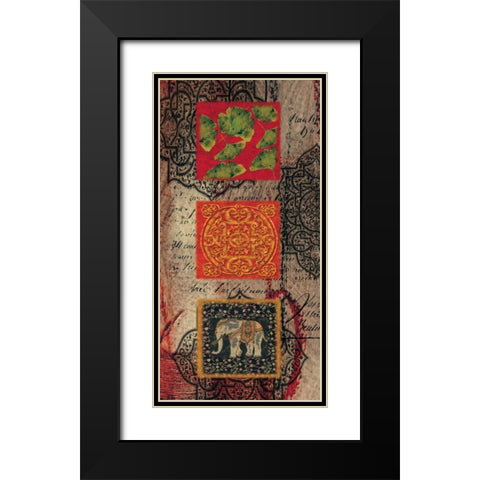 Citrus Jewel I Black Modern Wood Framed Art Print with Double Matting by Hillard, Stephen