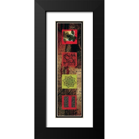 Citrus Jewel II Black Modern Wood Framed Art Print with Double Matting by Hillard, Stephen
