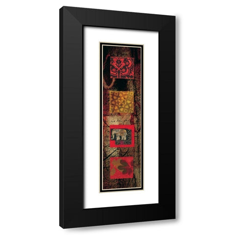 Citrus Jewel III Black Modern Wood Framed Art Print with Double Matting by Hillard, Stephen