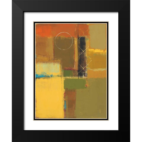 Sunny Mindset I Black Modern Wood Framed Art Print with Double Matting by Lentz, Michael