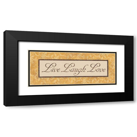 Harvest Damask II Black Modern Wood Framed Art Print with Double Matting by Jeffrey, Jillian