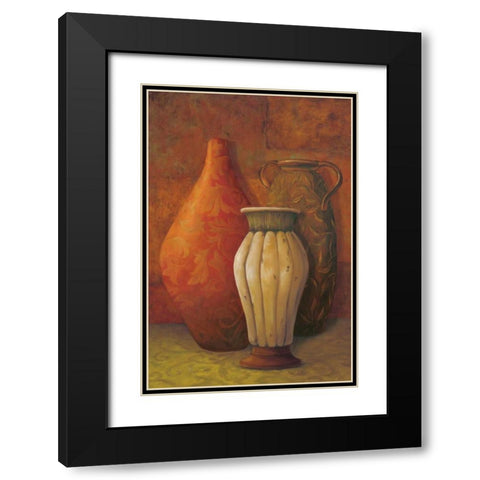 Exotic Vessels I Black Modern Wood Framed Art Print with Double Matting by Jeffrey, Jillian
