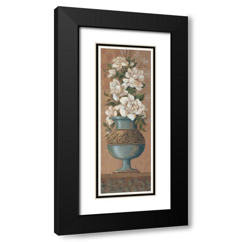 Courtly Roses III Black Modern Wood Framed Art Print with Double Matting by Jeffrey, Jillian