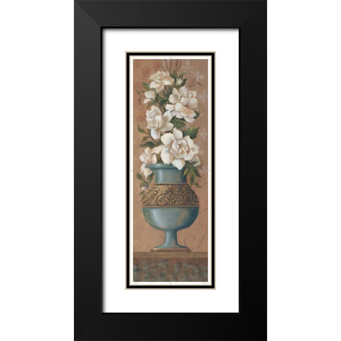 Courtly Roses III Black Modern Wood Framed Art Print with Double Matting by Jeffrey, Jillian