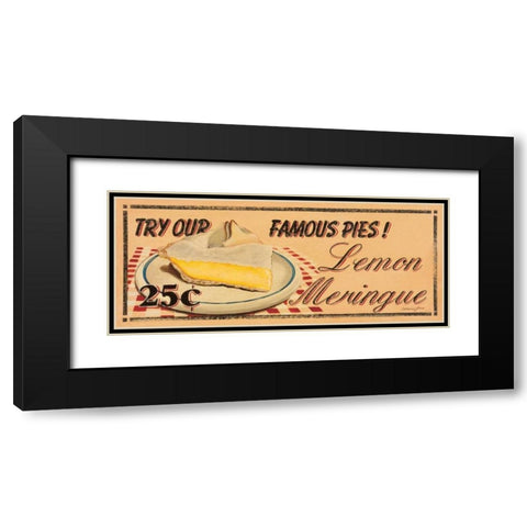 Lemon Meringue Black Modern Wood Framed Art Print with Double Matting by Jones, Catherine