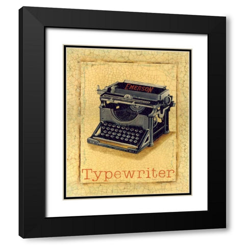 Nine to Five III Black Modern Wood Framed Art Print with Double Matting by Jones, Catherine