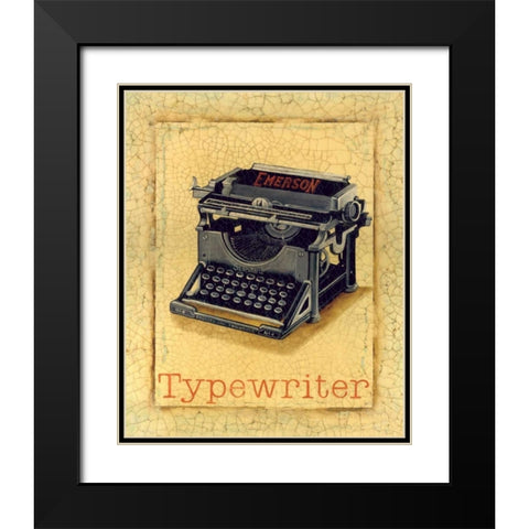 Nine to Five III Black Modern Wood Framed Art Print with Double Matting by Jones, Catherine