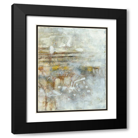 Granite Impressions II Black Modern Wood Framed Art Print with Double Matting by Jones, Catherine