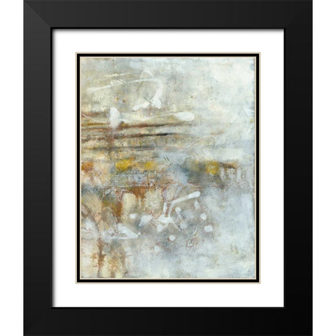 Granite Impressions II Black Modern Wood Framed Art Print with Double Matting by Jones, Catherine