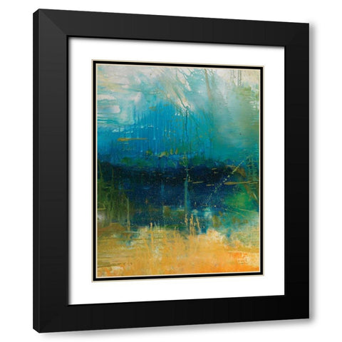 Waiting II Black Modern Wood Framed Art Print with Double Matting by Jones, Catherine