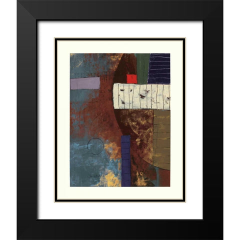Medford Manor II Black Modern Wood Framed Art Print with Double Matting by Kime, John