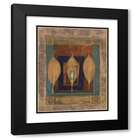 Earths Surface II Black Modern Wood Framed Art Print with Double Matting by Kime, John