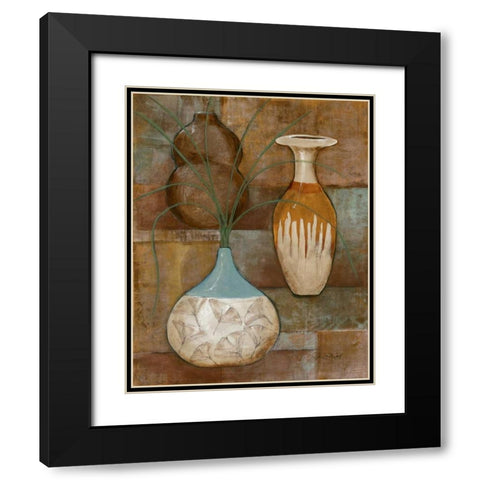 Persian Pot I Black Modern Wood Framed Art Print with Double Matting by Kime, John