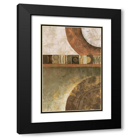 Spirits Tapestry I Black Modern Wood Framed Art Print with Double Matting by Kime, John