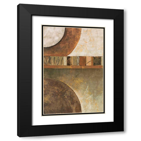 Spirits Tapestry II Black Modern Wood Framed Art Print with Double Matting by Kime, John