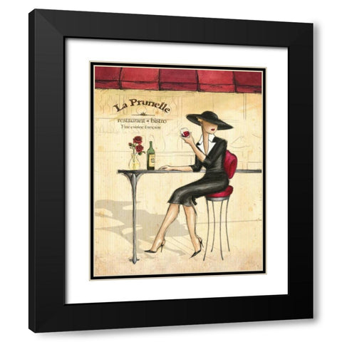 Femme Elegante IV Black Modern Wood Framed Art Print with Double Matting by Laliberte, Andrea