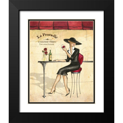 Femme Elegante IV Black Modern Wood Framed Art Print with Double Matting by Laliberte, Andrea