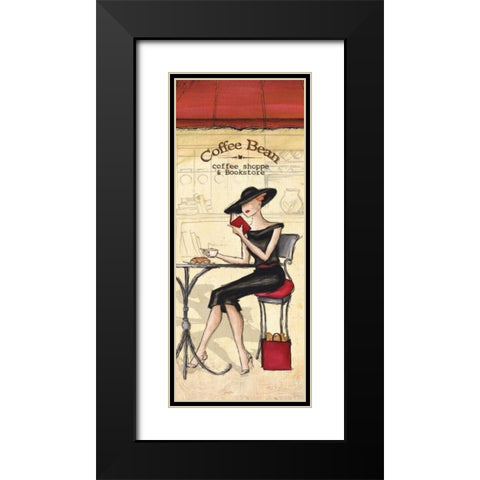 Cafe Black Modern Wood Framed Art Print with Double Matting by Laliberte, Andrea