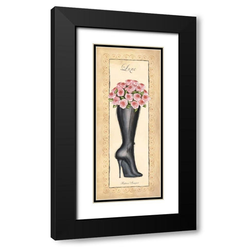 Fashion Bouquet I Black Modern Wood Framed Art Print with Double Matting by Laliberte, Andrea