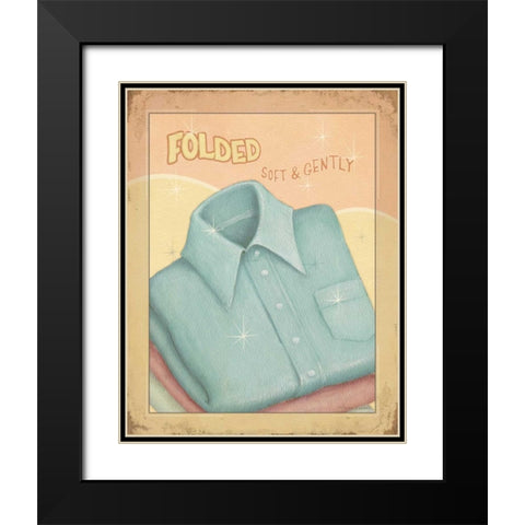 Fold Black Modern Wood Framed Art Print with Double Matting by Laliberte, Andrea