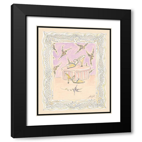 On the Town IV Black Modern Wood Framed Art Print with Double Matting by Leal, Steve