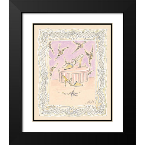 On the Town IV Black Modern Wood Framed Art Print with Double Matting by Leal, Steve