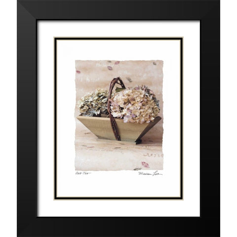 Act Two Black Modern Wood Framed Art Print with Double Matting by Love, Maureen