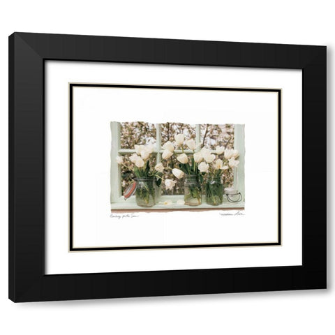 Reaching for the Sun Black Modern Wood Framed Art Print with Double Matting by Love, Maureen