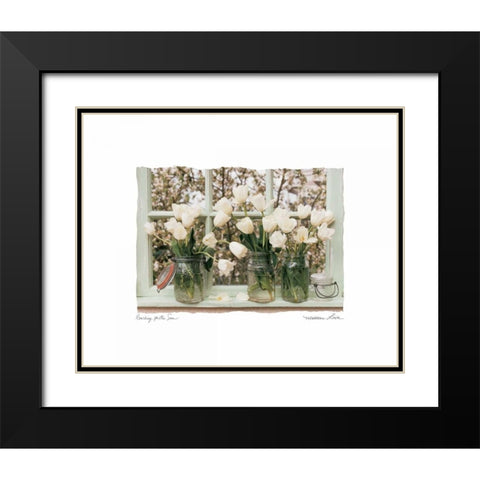 Reaching for the Sun Black Modern Wood Framed Art Print with Double Matting by Love, Maureen