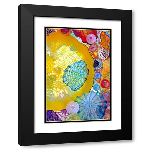 Warmth of the Sun Black Modern Wood Framed Art Print with Double Matting by Love, Maureen
